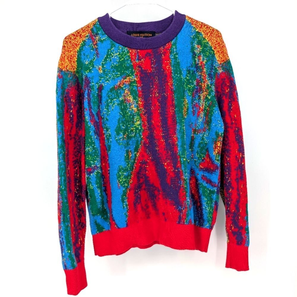 Louis Vuitton Multicolor Sweater - Red, Blue, Green, Orange, Purple